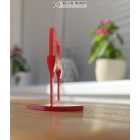 Lapszintező kapu, 1 mm, 3 - 12 mm, piros, 100 db / csomag