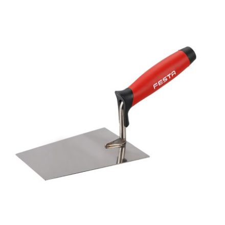 FESTA Kőműves kanál, 160 x 115 mm, mennyezeti, inox, lágy fogantyús