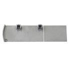 Mennyezeti sín, íves előlapos, 2 soros, egységcsomaggal, alumínium, Ezüst színű, 300 cm