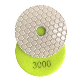 RS, 100mm, Gyémánt polírozó, tépőzáras, P3000