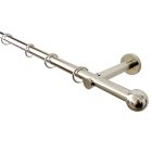 19 mm France, 1 soros RENNES, karnis szett, Inox színben, 240 cm