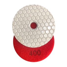 RS, 100mm, Gyémánt polírozó, tépőzáras, P400