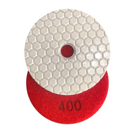 RS, 100mm, Gyémánt polírozó, tépőzáras, P400