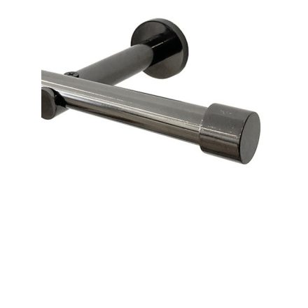 19 mm FRANCE karnishoz NANTES végzáró, TYTÁN szín, 2 db / csomag