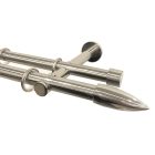 19 mm France, 2 soros ROUEN, karnis szett, INOX színben, 200 cm