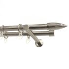 19 mm France, 2 soros ROUEN, karnis szett, INOX színben, 200 cm