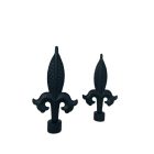  16mm PANNONIA karnishoz végzáró, SIÓFOK, fekete, 2 db / csomag