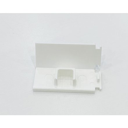  1 soros mennyezeti sín végzáró, 2 db / csomag, fehér,