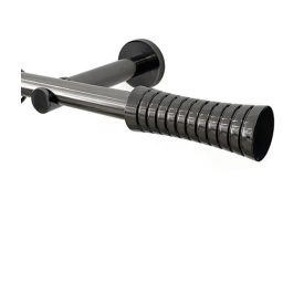   19 mm FRANCE karnishoz MARSEILLE végzáró, TYTÁN szín, 2 db / csomag