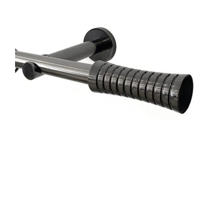 19 mm FRANCE karnishoz MARSEILLE végzáró, TYTÁN szín, 2 db / csomag