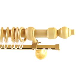 28 mm átmérőjű, U-sínes, FILIGRANO Fa, Natúr, 120 cm