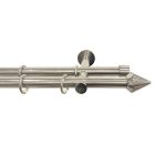 19 mm France, 2 soros METZ, karnis szett, INOX színben, 120 cm