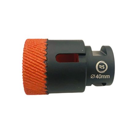RS, Matrix Turbo, Gyémántszemcsés lyukfúró, 40 mm átmérő, M14