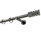 19 mm France, 1 soros NIZZA, karnis szett, Tytán színben, 240 cm