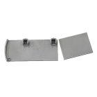 Mennyezeti sín, íves előlapos, 2 soros, egységcsomaggal, alumínium, Ezüst színű, 200 cm