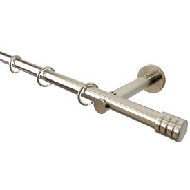   19 mm France, 1 soros TOULON, karnis szett, Inox színben, 160 cm