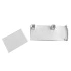 Mennyezeti sín, íves előlapos, 2 soros, egységcsomaggal, alumínium, Fehér, 300 cm