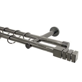   19 mm France, 2 soros Nizza, karnis szett, Tytán színben, 120 cm