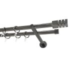 19 mm France, 2 soros Nizza, karnis szett, Tytán színben, 120 cm