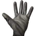Szerelő kesztyű, fekete színben, méret 10