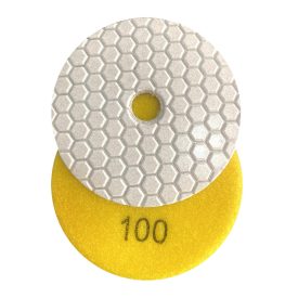 RS, 100mm  Gyémánt polírozó, tépőzáras, P100