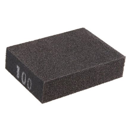 Festa csiszolószivacs, 4 oldalas, durva, 100 x 75 x 25 mm, P100