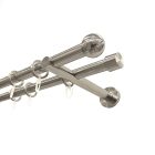 19 mm France, 2 soros RENNES, karnis szett, INOX színben, 200 cm