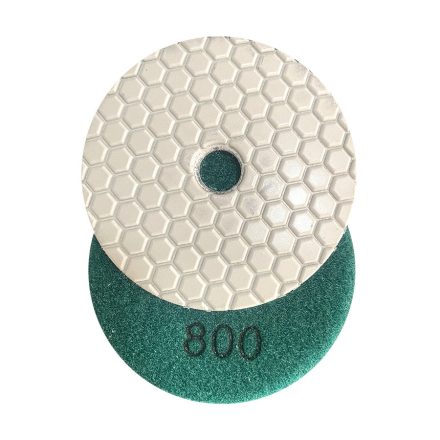 RS, 100mm, Gyémánt polírozó, tépőzáras, P800