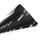 Mennyezeti sín, íves előlapos, 2 soros, egységcsomaggal, alumínium, Antracit színű, 180 cm