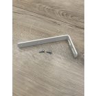 Mennyezeti sínhez oldalfali tartó, 10 cm,  1 db / csomag, Fehér