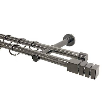 19 mm France, 2 soros Nizza, karnis szett, Tytán színben, 200 cm