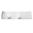 Mennyezeti sín, íves előlapos, 2 soros, egységcsomaggal, alumínium, Fehér, 160 cm